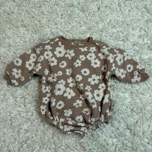 Grayson Collective Floral Bubble Romper | 0-3 months